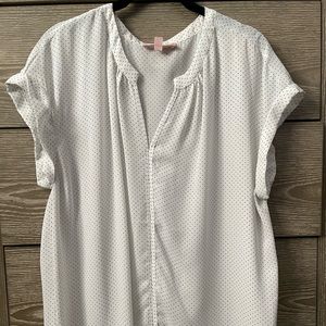 Philosophy polka dot blouse